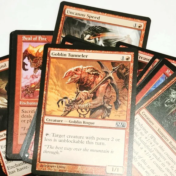 20 pack Mystery Green "Magic The Gathering" Cards - Picture 3 of 5